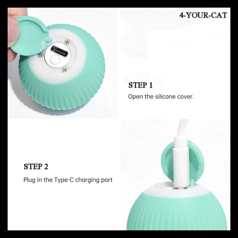 "CatPlayBall" - Interactive and entertaining toy for active cats