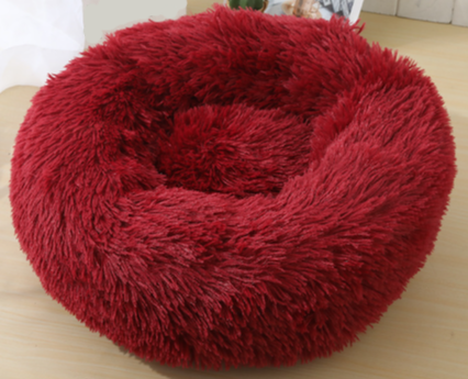 "PetDonut Bed" - lit pour chat en forme de beignet en peluche - le refuge parfait pour votre chat