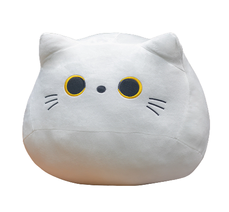 "CuddleCat Comfort Pillow" - Pillow with cat design